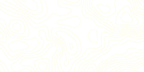 "An abstract topographic map with subtle, light yellow contour lines on a clean white background. The lines create organic, flowing patterns resembling elevation changes or sound waves, 