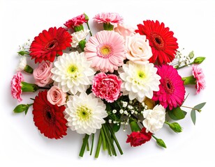 Vibrant flower bouquet arrangement