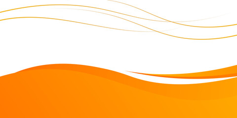 orange and white business wave banner background. overlapping vector waves background.. eps10