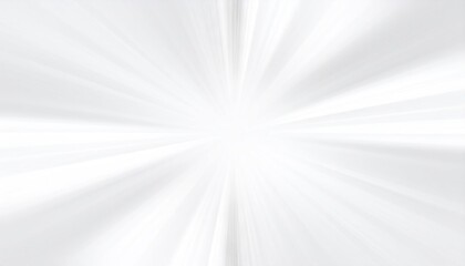 Fototapeta premium White Radial Blur Background with Light Beams Effect Forming a Dynamic Pattern Design