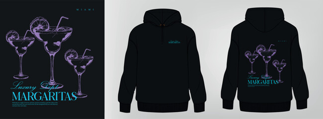 Men's hoddie mockup with print