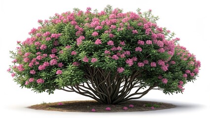 Naklejka premium Buy pink rhododendron bush online for sale beautiful flowering shrub garden plant landscaping ideas