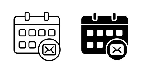 Calendar and event reminder. Event planning symbol