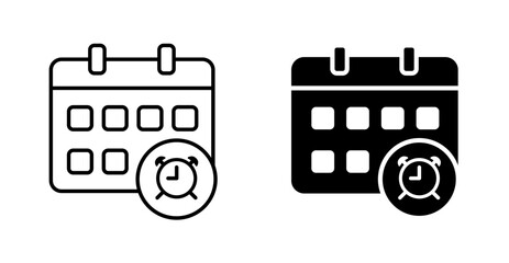 Calendar and event reminder. Event planning symbol