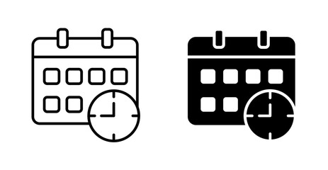 Calendar and event reminder. Event planning symbol
