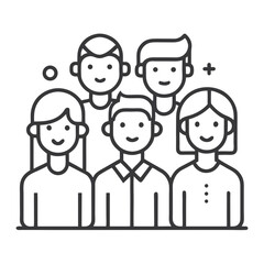 Collaboration Editable Line Icons Set. teamwork, handshake, agreement, and more.