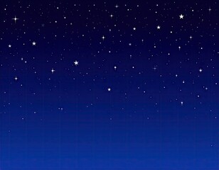 Obraz premium Starry night sky graphic
