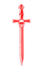 Sword Svg,  Sword Cut File, Warrior svg vector