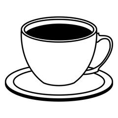 Coffee icon vector. Hot drink illustration sign. Coffee house symbol. Coffee machine logo.