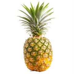 Fototapeta premium Fresh pineapple, whole, isolated