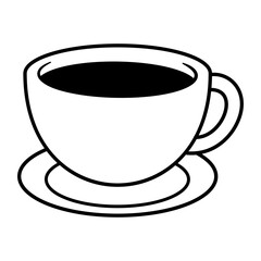 Coffee icon vector. Hot drink illustration sign. Coffee house symbol. Coffee machine logo.