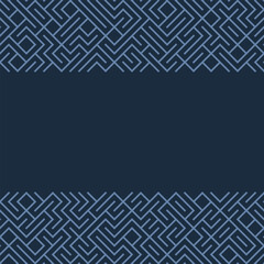 Background seamless pattern blue line abstract on dark blue color. Copy and negative space