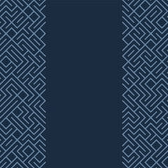 Background seamless pattern blue line abstract on dark blue color. Copy and negative space