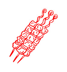 Barbecue  Skewers BBQ eps (shamfur) 