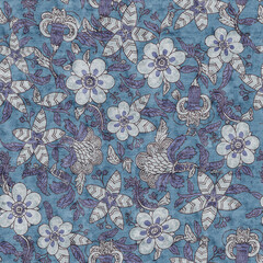 indian top  printed fabric allover 