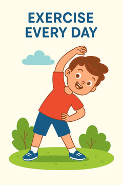 Cartoon Vector Illustration of a Sick Child Visiting a Doctor &ndash; Health Education for Kids