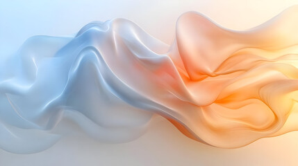 Obraz premium Abstract 3D Wave Background Illustration