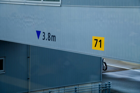 Close-up of the jet bridge in Nagoya airport, Japan. Transportation facility, airport scene. Travel concept.