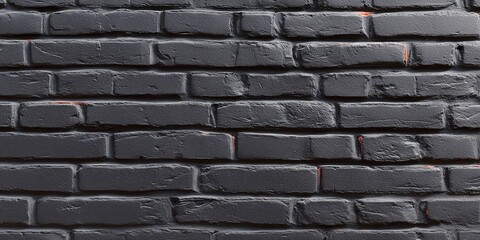 Obraz premium black Brick wall texture background