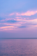 Obraz premium purple sunset