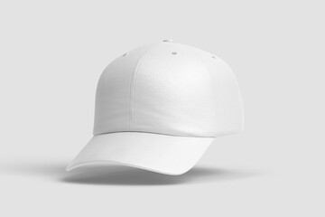 Blank floating cap mockup
