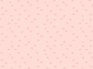 Cherry Blossom Petals Seamless Pattern on Soft Pink Background