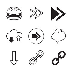 icon set vector design