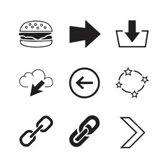 icon set vector design