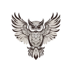 Obraz premium “Ethereal Owl Sigil”