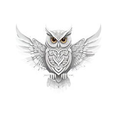 Obraz premium “Ethereal Owl Sigil”