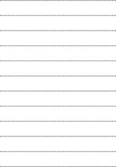 A dark rectangular background with evenly spaced horizontal dotted lines, resembling a ruled notebook or writing template in night mode.