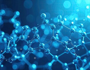 Abstract molecule illustration