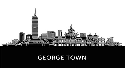 Georgetown Skyline Malaysias Architectural Heritage.