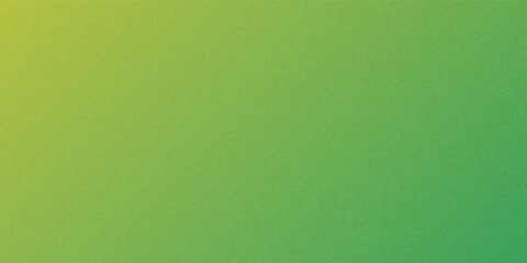 Noisy grain texture effect green and lime color gradient banner background. green grain texture background