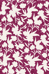 top and kurti design floral pattern