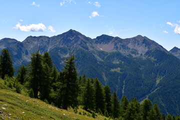 Fototapeta premium Schöne Landschaft im Ultental in Südtirol 