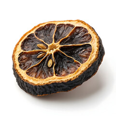 A single dried slice of Garcinia Cambogia, known for its sour flavor and weight