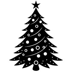 Obraz premium christmas tree vector