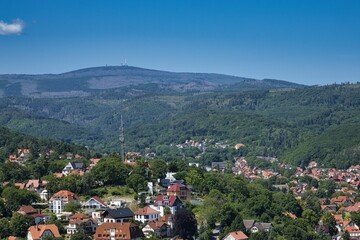 Wernigerode Sachsen Anhalt Harz Blick