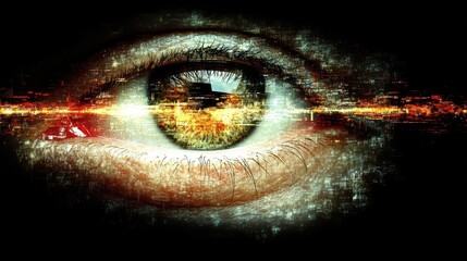 Digital Eye: Cityscape Reflection