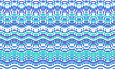 Serene wavy stripes in calming blues and teals create a seamless pattern ideal for textile design, website backgrounds, or any project needing a tranquil, flowing aesthetic.