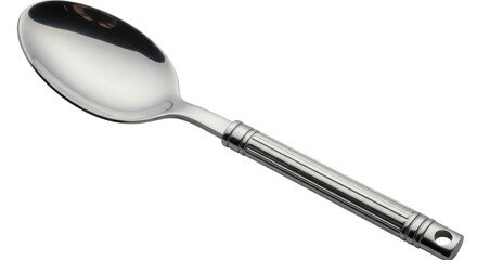 Isolated Stainless Steel Spoon