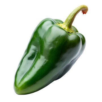 Green Poblano Pepper Png Transparent Background
