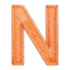 Obraz premium alphabet letter N