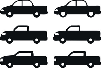 set of car icons