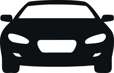 Obraz premium car silhouette vector illustration