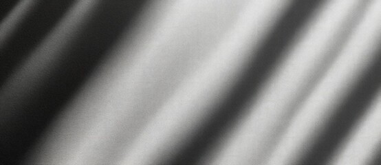 Fototapeta premium Silver Gray Wavy Cloth Fabric Textile Material Surface Elegant Texture Background