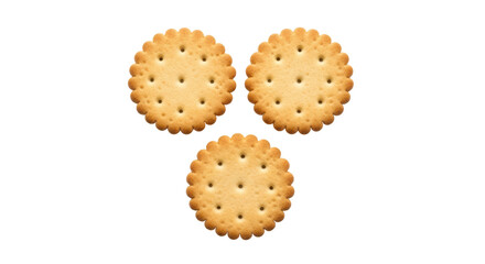 Isolated Three Crackers