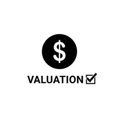 Obraz premium Vector art of dollar valuation with checkmark