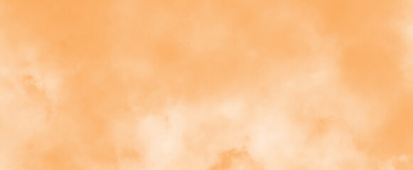 Peach Orange smoke cloud fog dust isolated on transparent background. Colorful smoke smog misty fog steam explosion special effect. Smoke texture for Compositing, covering, overlay